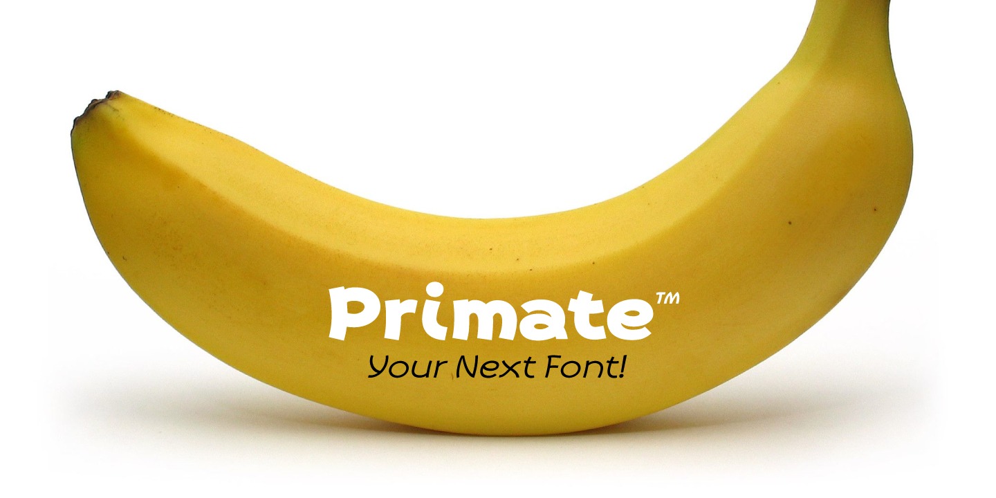 Example font Primate #19